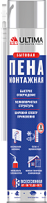 Бытовая всесезонная монтажная пена ULTIMA