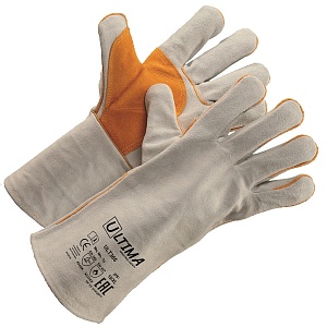 Краги спилковые усиленные с подкладкой ULT365