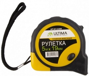 Рулетка Ultima, обрезиненный корпус
